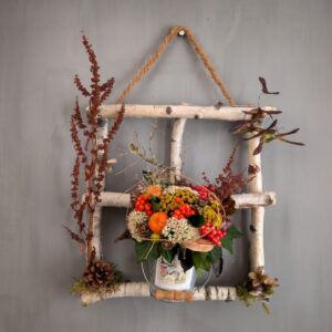 Berkenraam in herfst sfeer